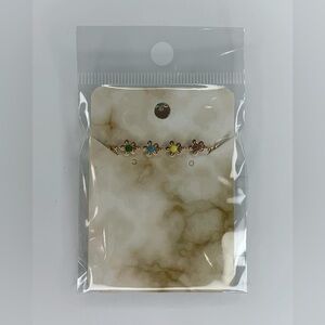 Gold flower bracelet